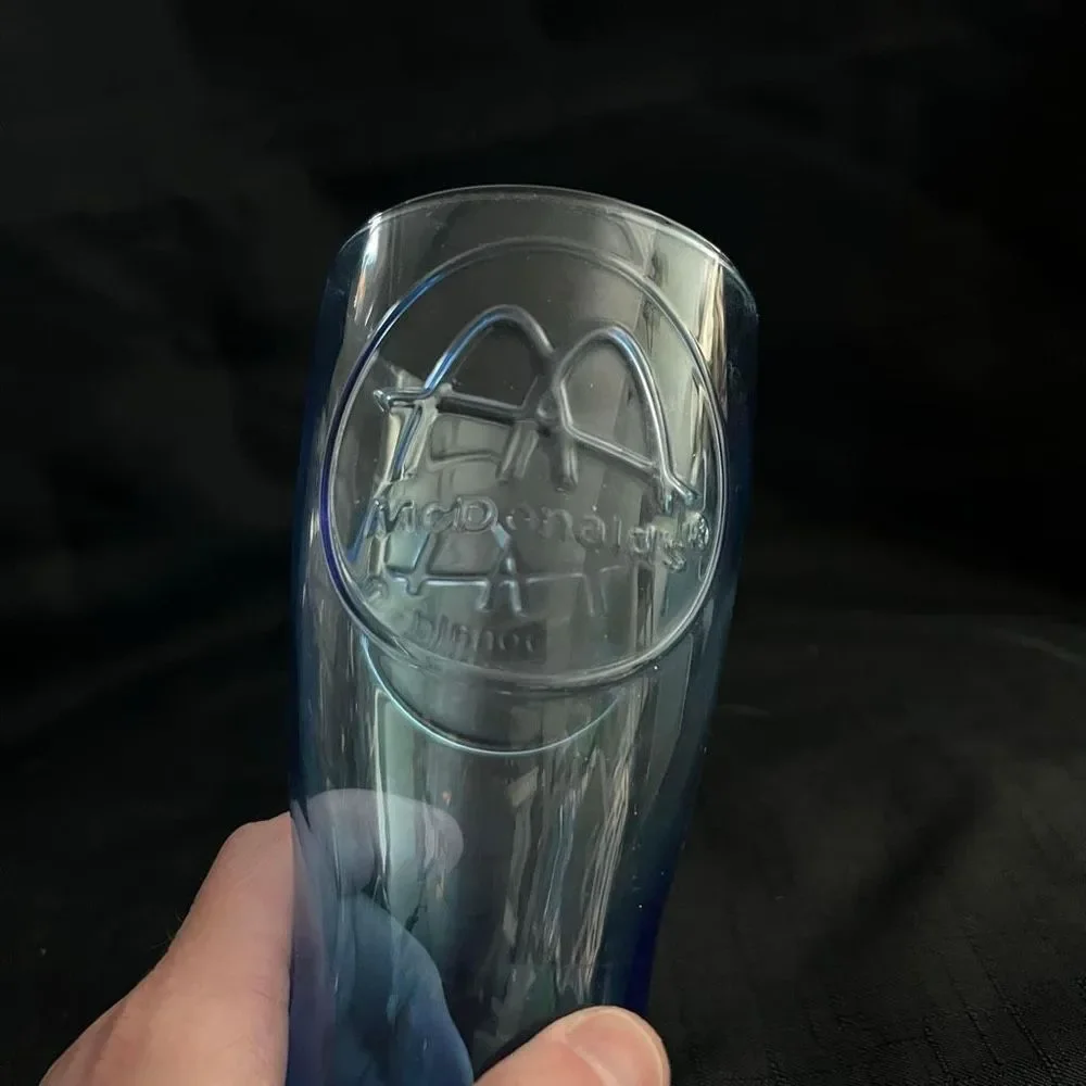McDonalds 5 Retro Tumblers Drinking Glasses Depicting‎ 1948,1955, And 1961